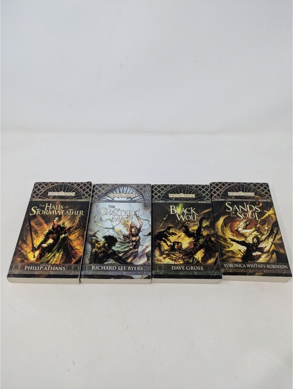 Forgotten Realms-Gateway To The Realms Series-Books 1,3,4,6 Paper Back